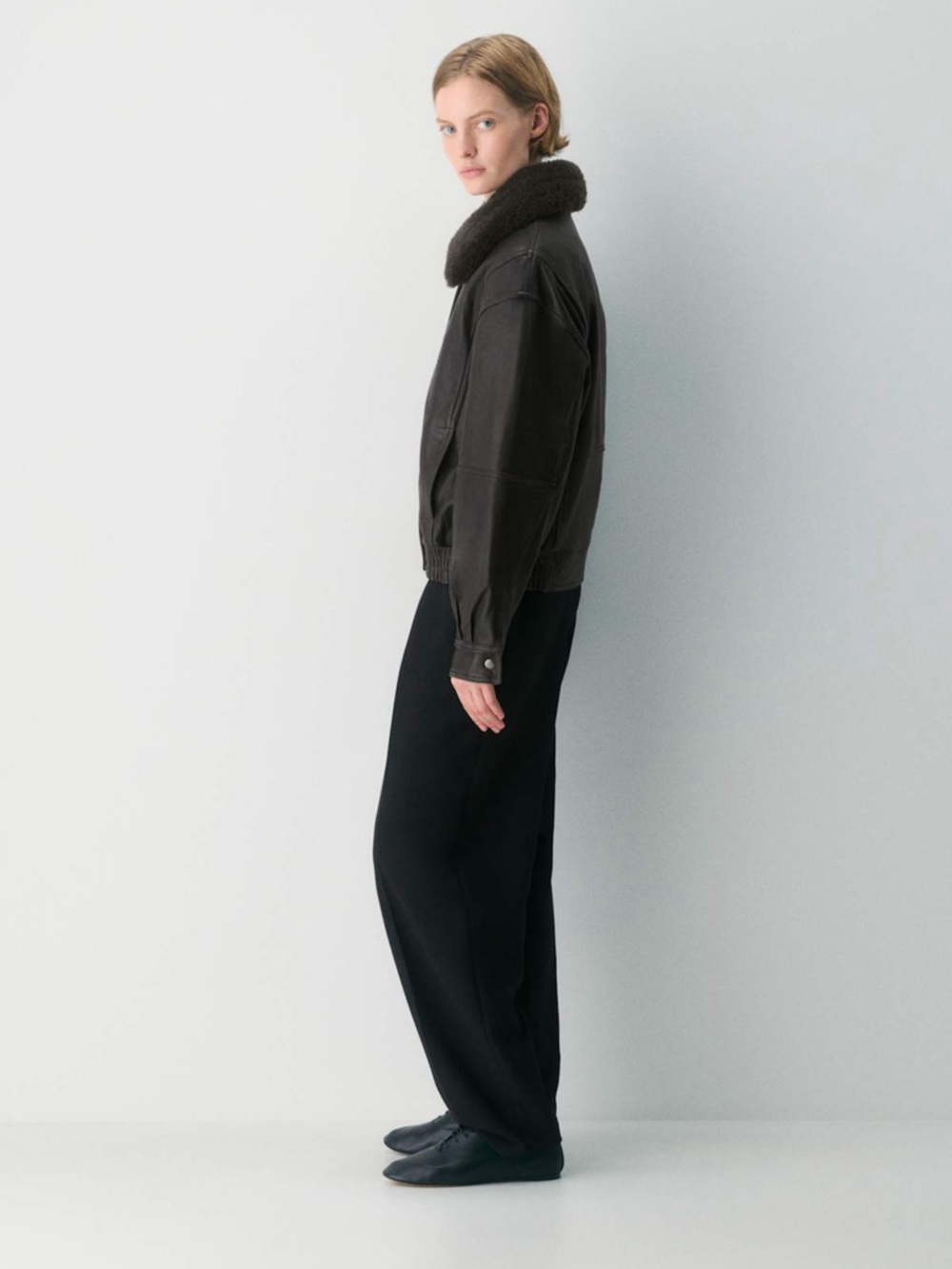 ARITZIA Elliott Aviator Jacket size XS NWT - Picture 3 of 13